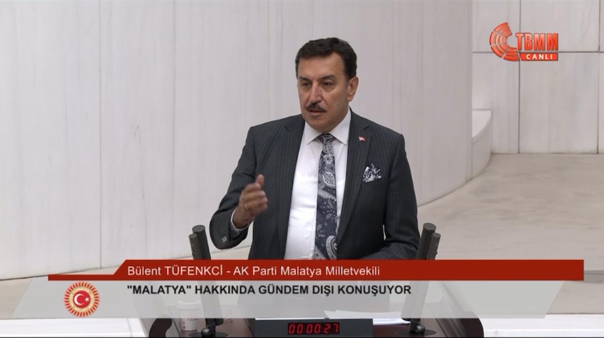 Tüfenkci, Meclis’te kayısının sorunlarına değindi 