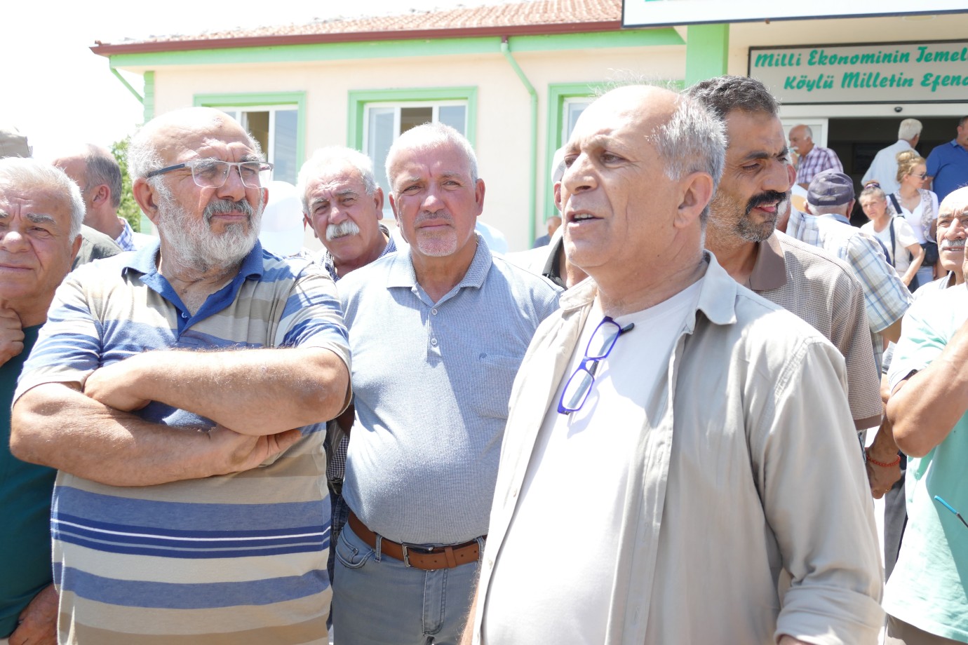 “Su vermeden hasat yapıldı”