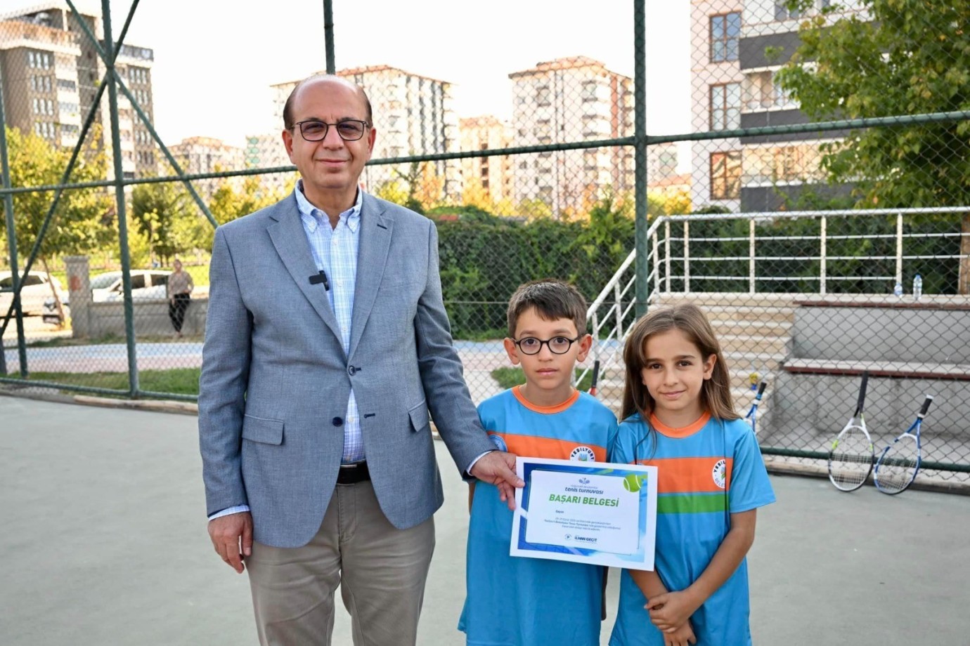 Yeşilyurt'ta tenis heyecanı