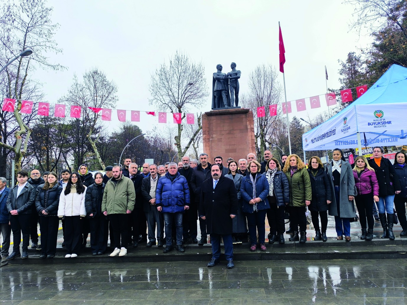 Atatürk’ün Malatya’ya gelişinin 94. yıldönümünde anlamlı tören