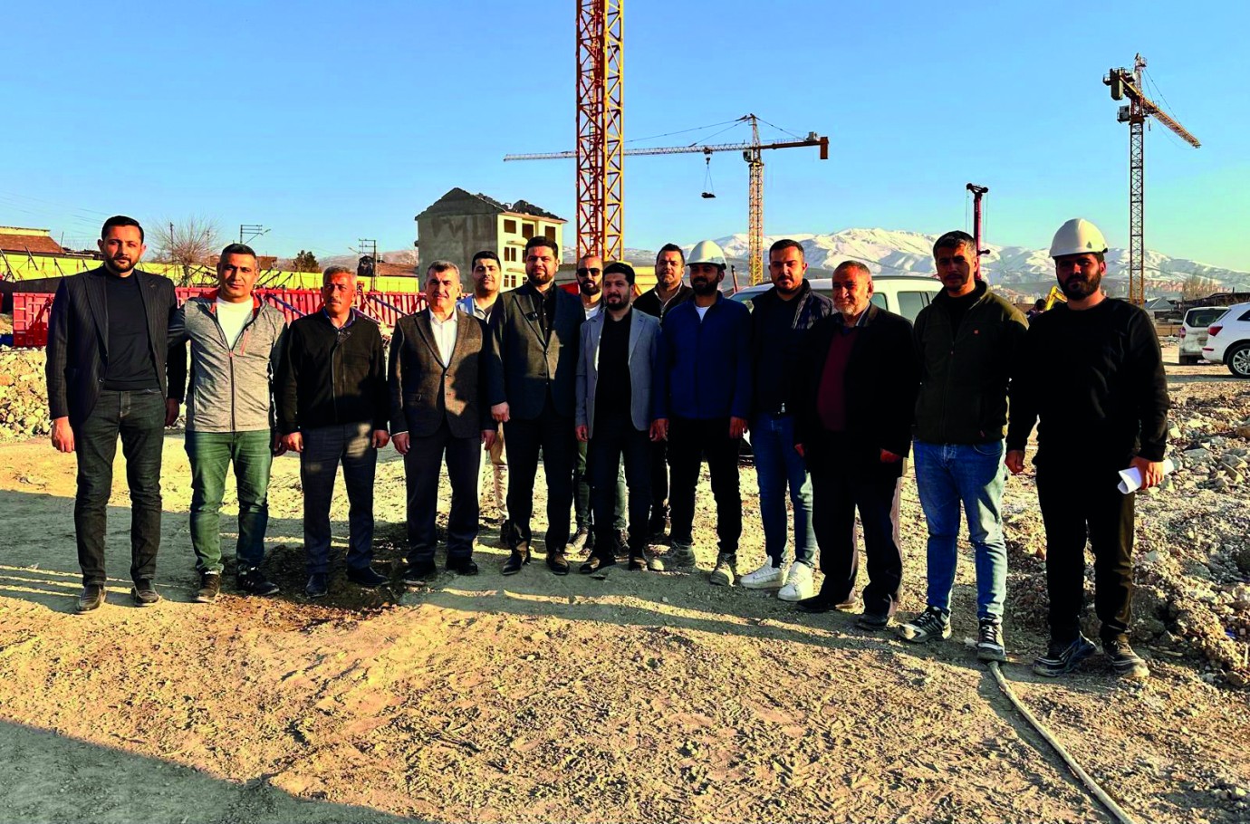 DAİMFED Heyeti, Malatya’da Rezerv Alan Şantiyelerini İnceledi