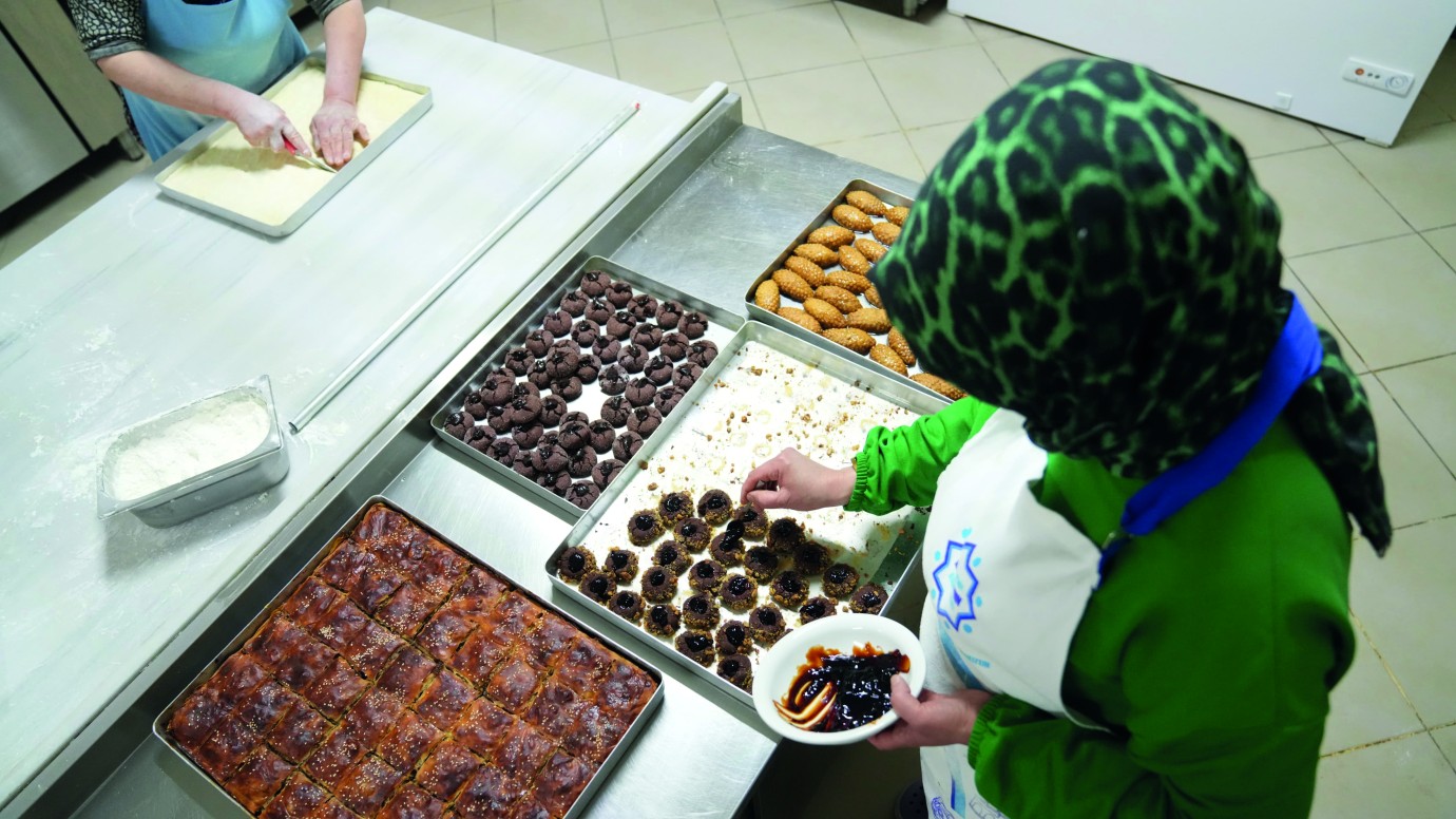 Kadın Kooperatifinden bayram sofralarına lezzetli dokunuş