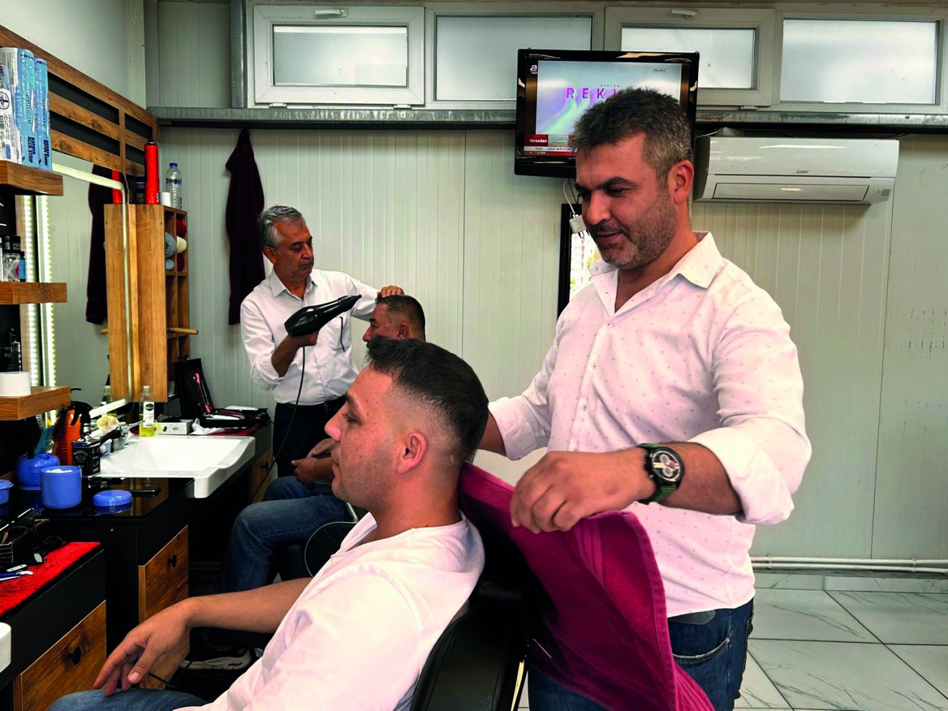Berber ve kuaförlerin bayram yoğunluğu başladı