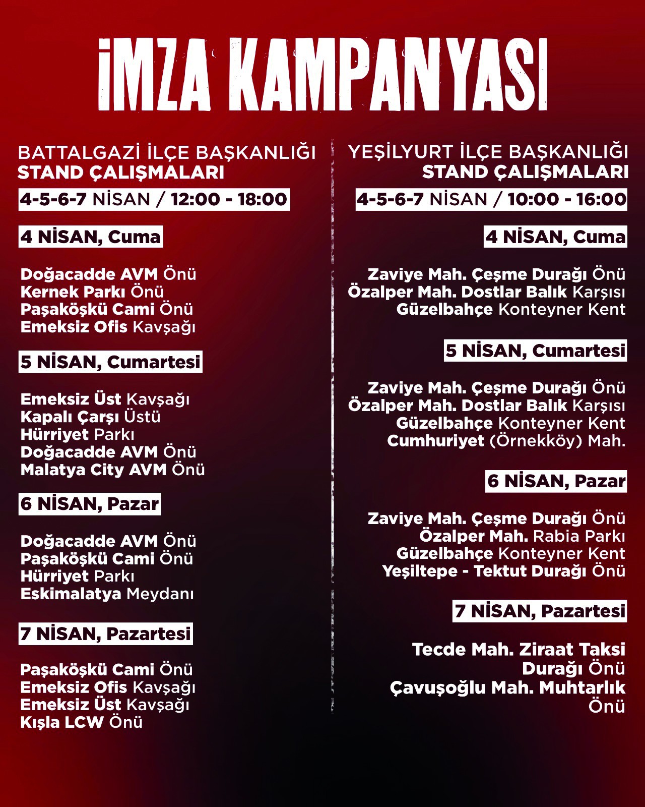 CHP’den Ekrem İmamoğlu için imza kampanyası