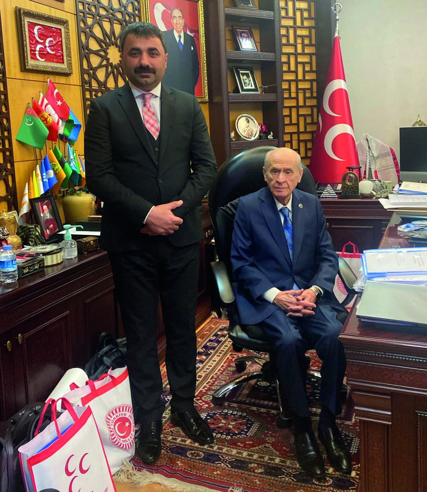 Mesut Samanlı’dan Bahçeli’ye ziyaret
