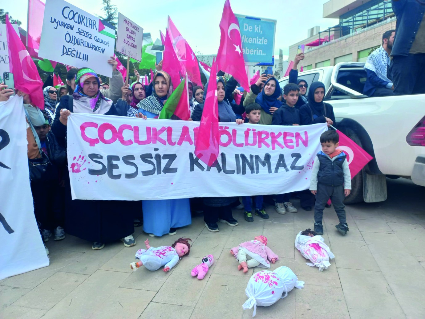 Malatya’dan Gazze’ye destek yürüyüşü 