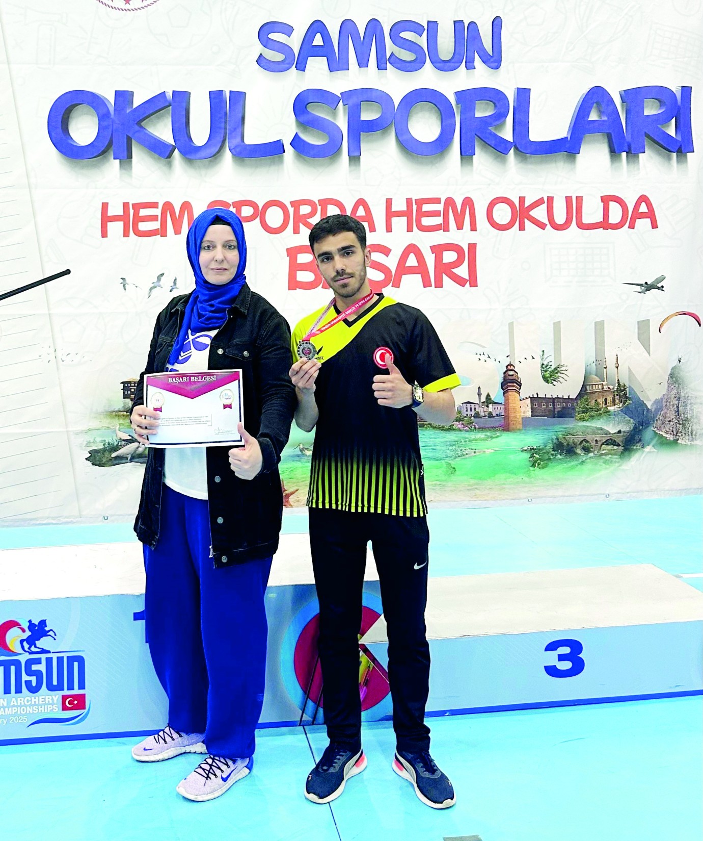 Elazığlı sporcu bilek güreşinde Türkiye 2’ncisi oldu