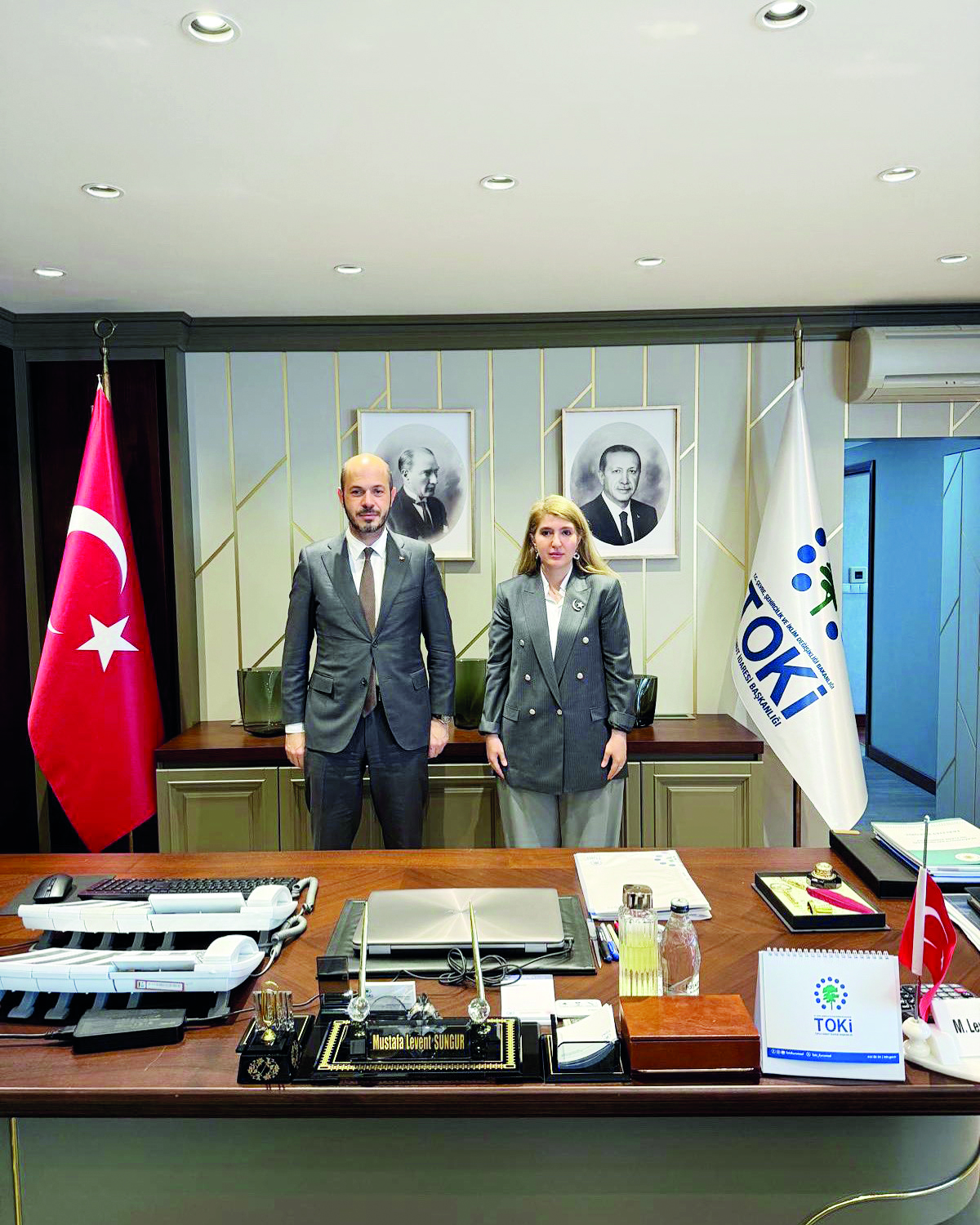AK Parti’li Ölmeztoprak’tan TOKİ Başkanı Sungur’a ziyaret