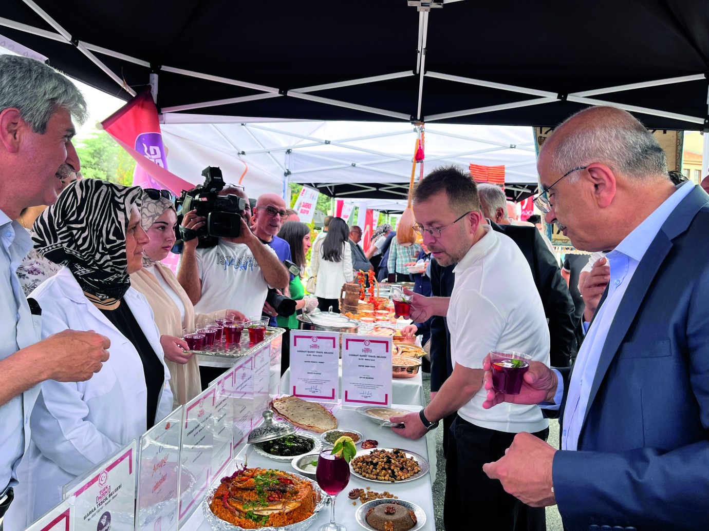 Arapgir standı yoğun ilgi gördü