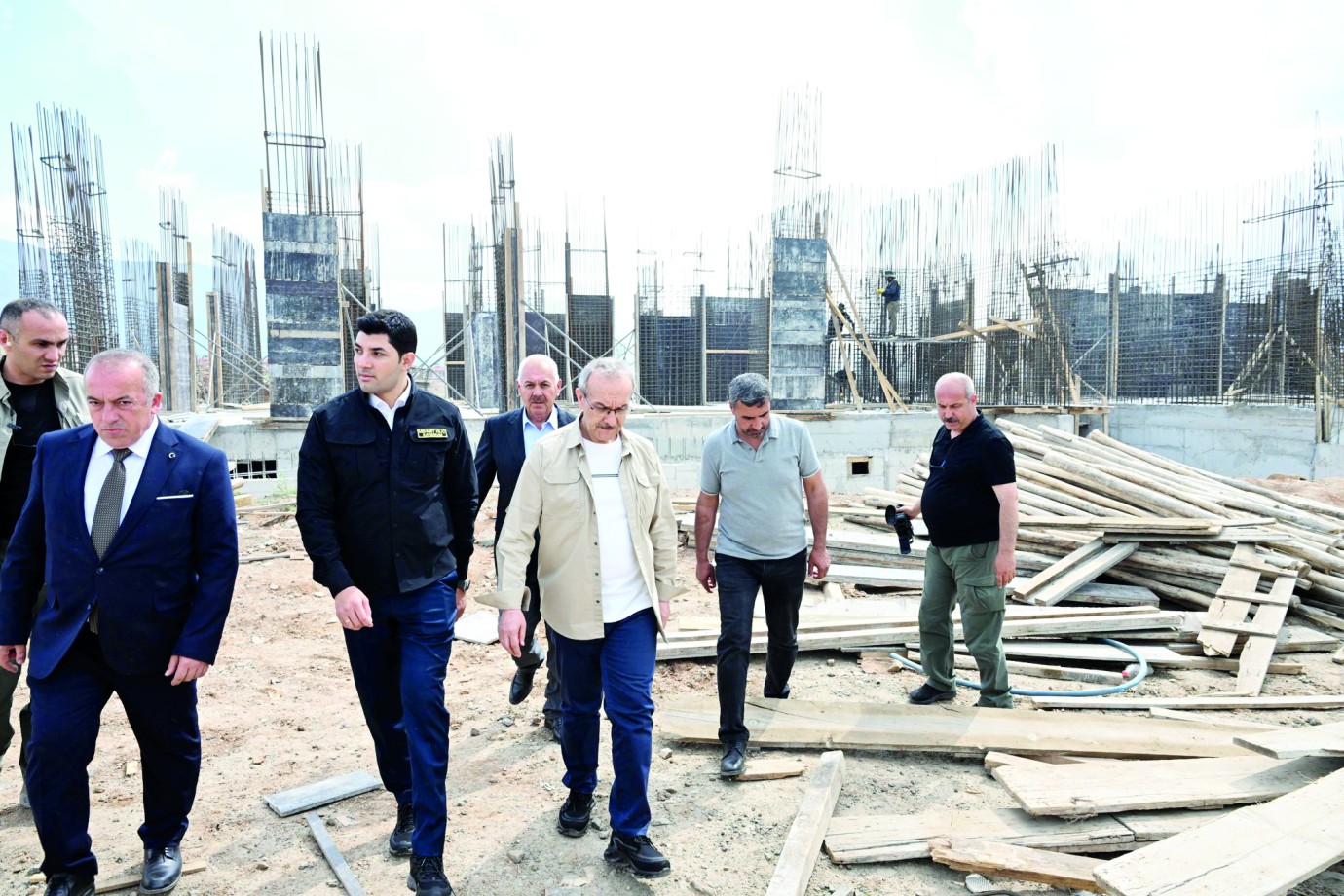 Vali Yavuz, Doğanşehir’de lise inşaatını yerinde inceledi