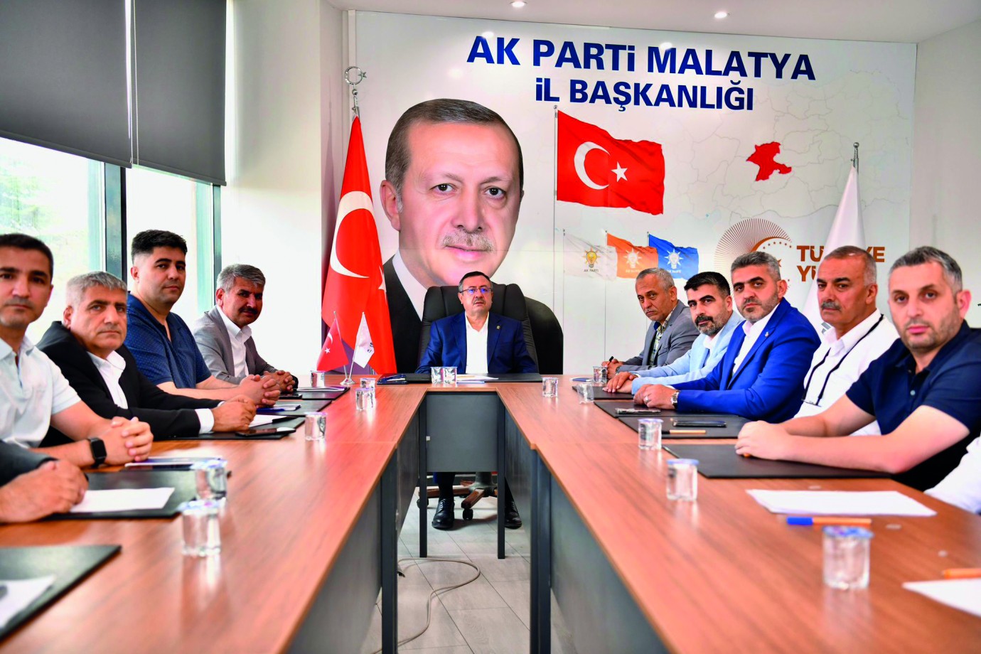 İl Başkanı Ali Bakan, sendika temsilcileriyle buluştu