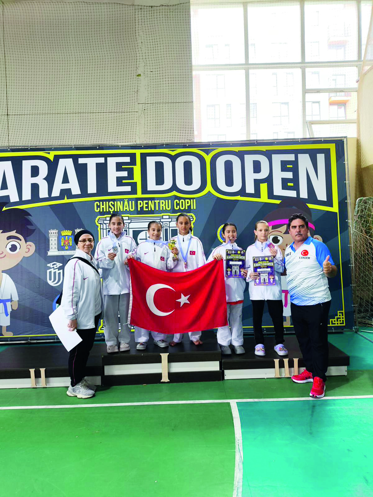 Uluslararası Moldova Open Karate Şampiyonası’nda Türkiye birinciliği kaptı