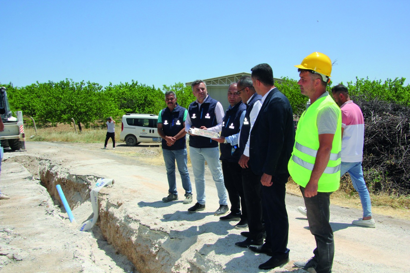 Topraktepe’de içme suyu hattı yenilendi