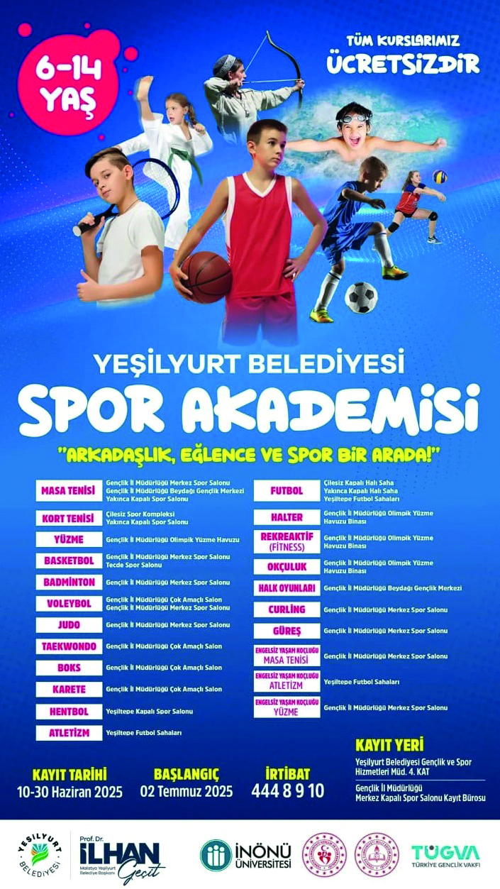 Spor Akademisi kayıtlarında son gün 30 Haziran