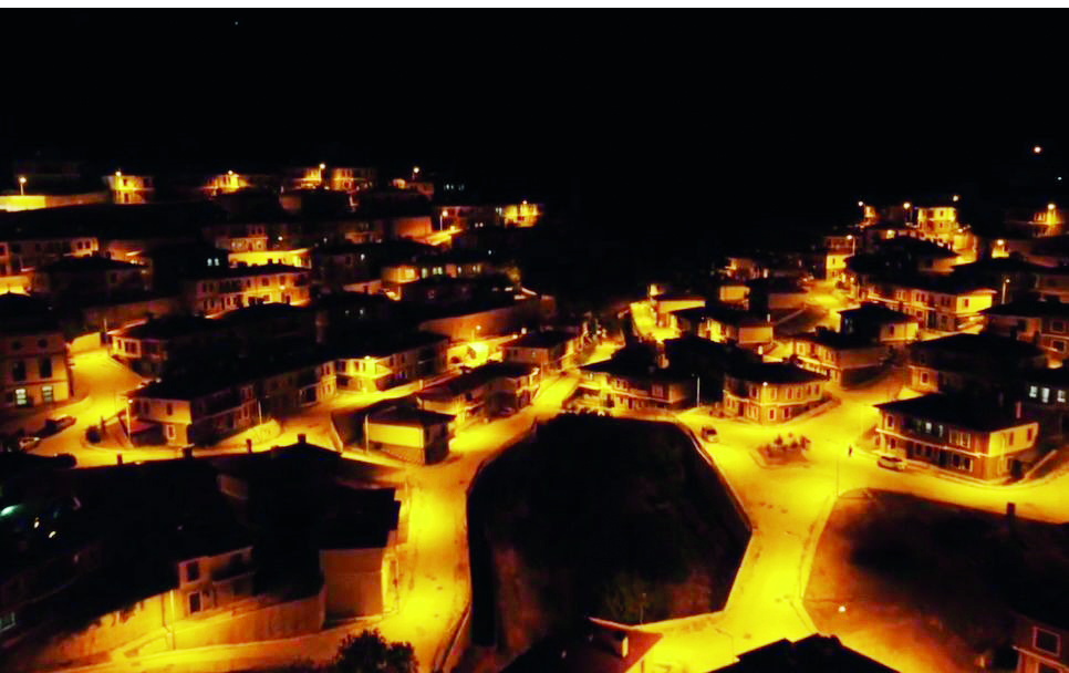 Doğanyol’un gece görüntüsü hayran bıraktı