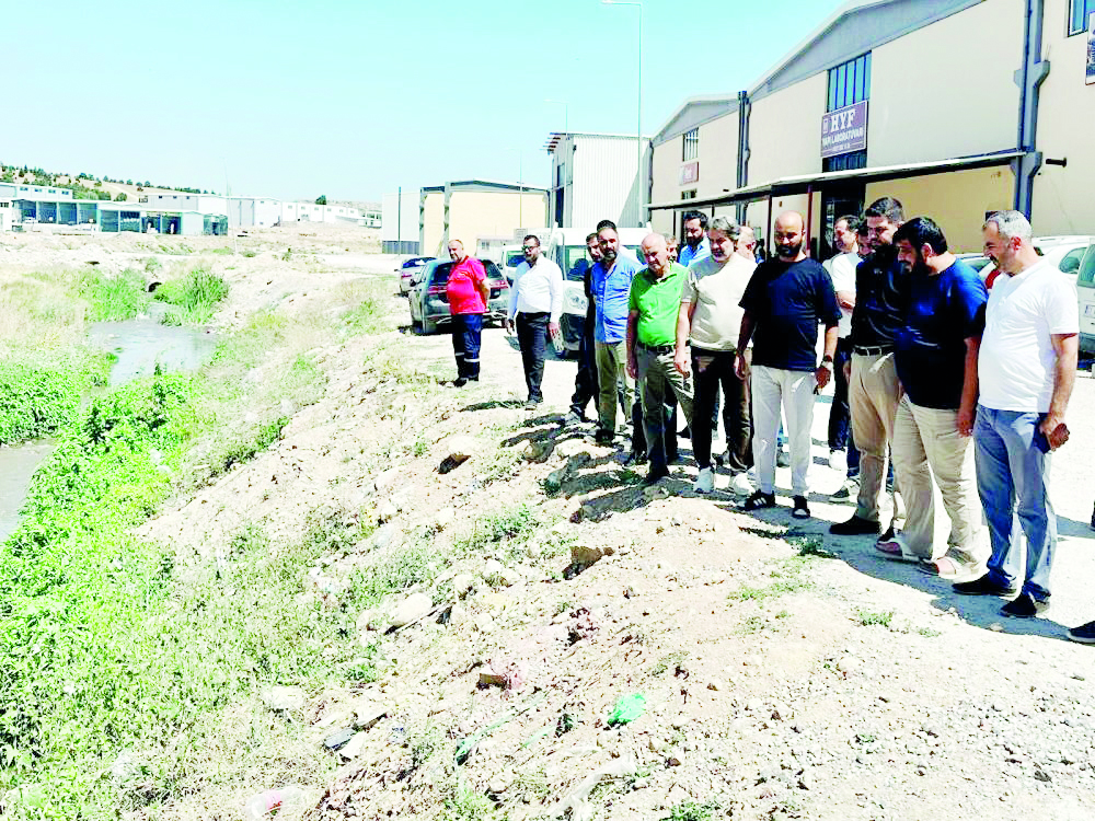 Babuktu Sanayi Sitesi'nde altyapı sorunları gündeme taşındı
