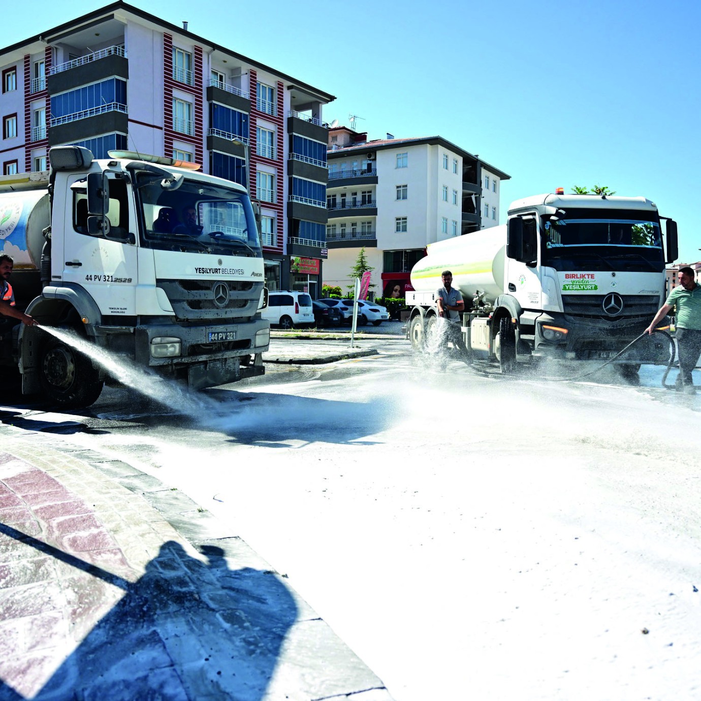 Yeşiltepe’de hummalı temizlik çalışması