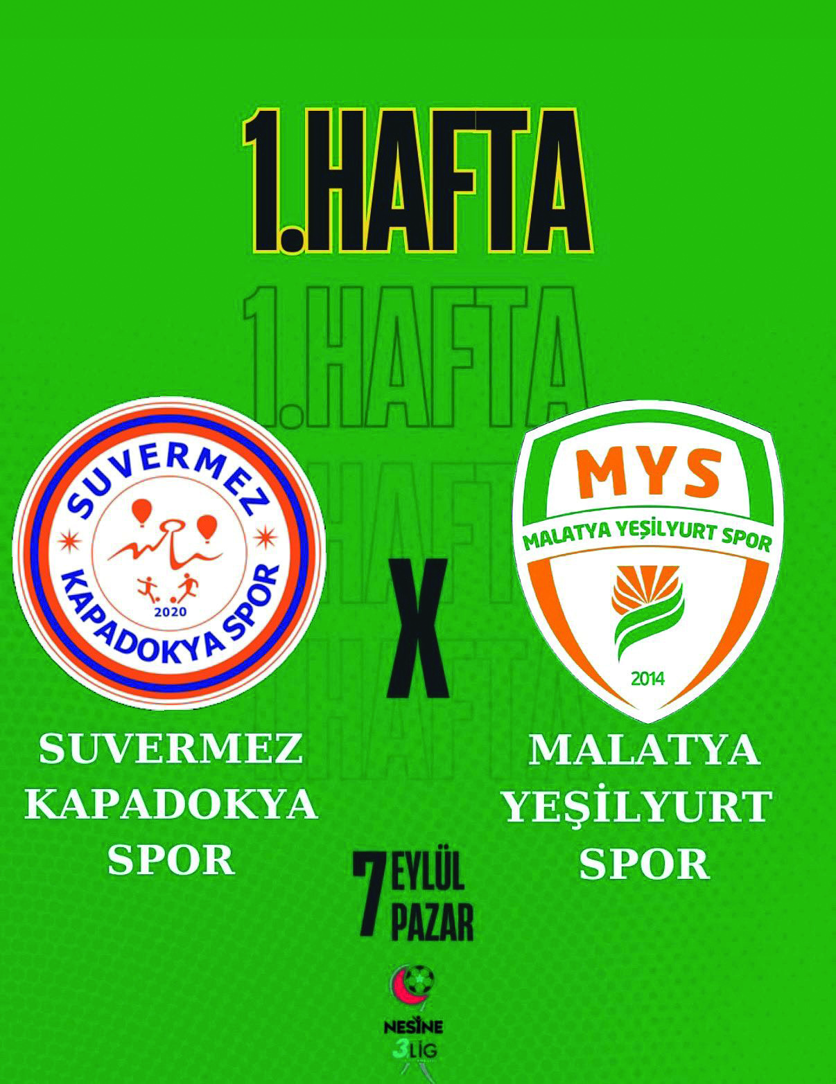 Malatya Yeşilyurtspor Kulübü’nün rakibi belli oldu
