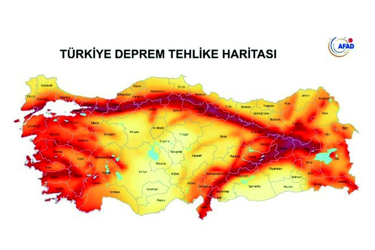 Deprem haritası güncellendi: işte en düşük ve en yüksek riskli iller