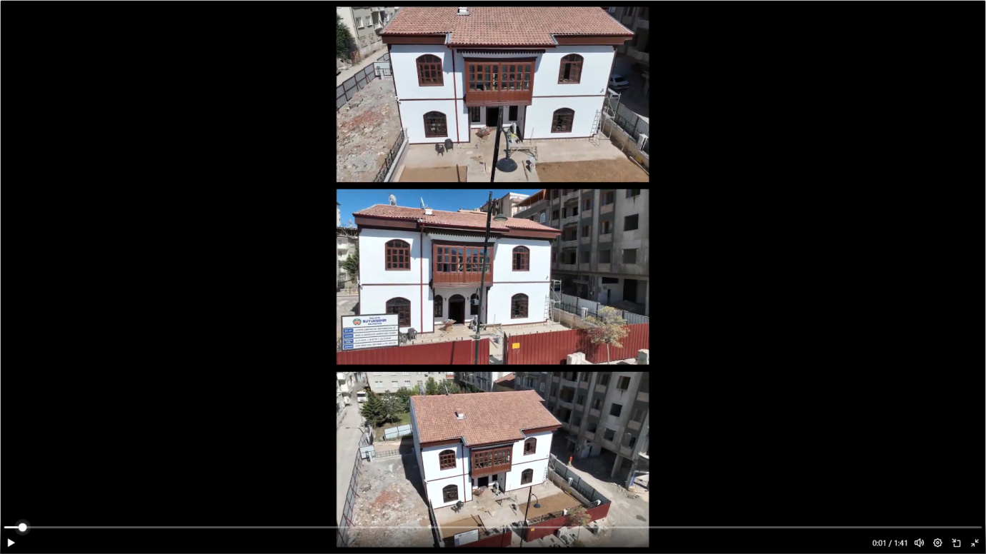 Tarihi Lütfiye Sarıtaş Konağı yeniden ayağa kalktı