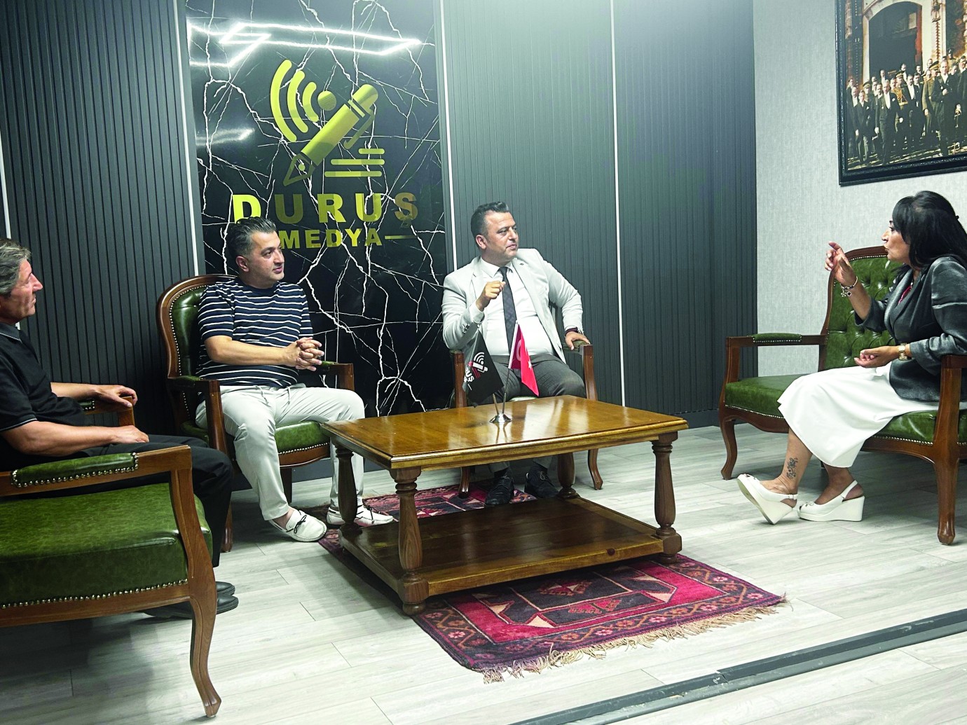 BİK Müdürü Poyraz’dan Duruş Medya’ya ziyaret