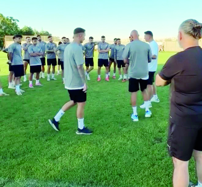 Süleyman Özdamar ve Hakan Yavuz, Elazığspor’da ilk antrenmanına çıktı