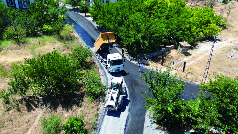 Battalgazi’de asfaltlama çalışmaları devam ediyor