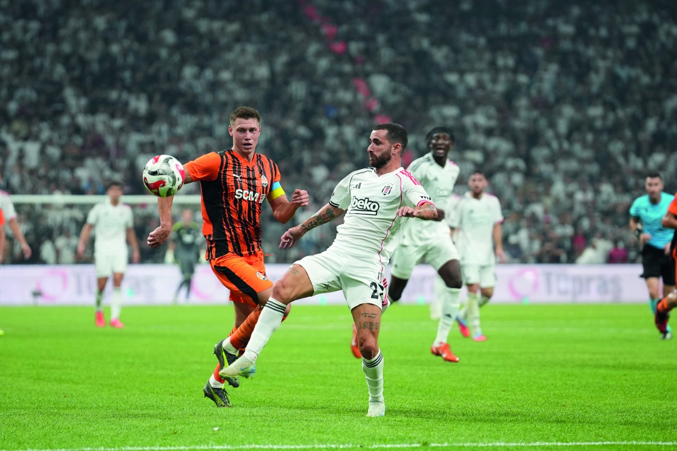 Beşiktaş, Shakhtar Donetsk karşısında tur peşinde