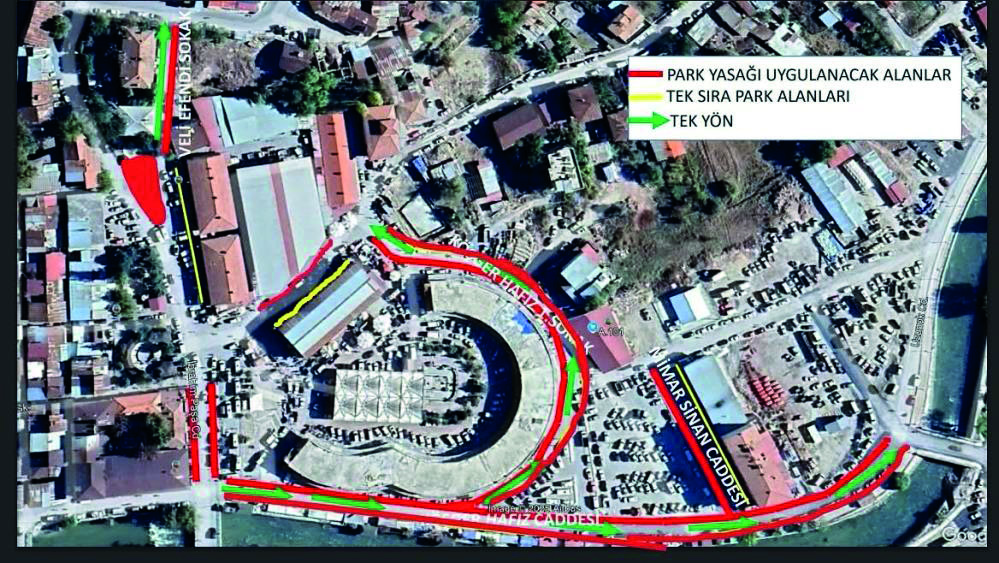 Darende'de tek yön ve park yasağı uygulamaları başladı