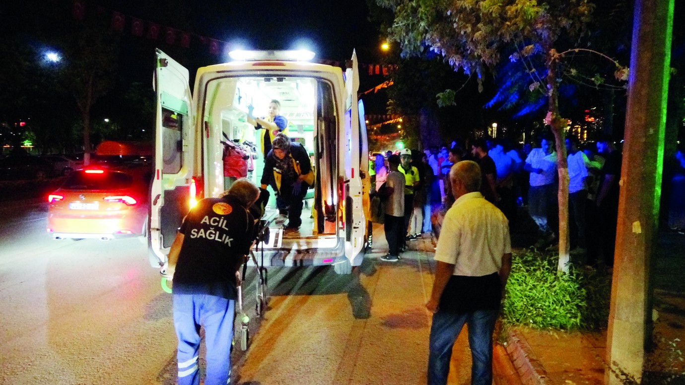 İnönü Caddesinde kaza: 1 yaralı