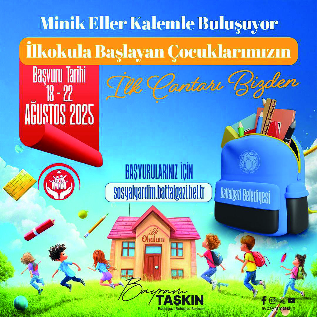 Battalgazi’den Öğrencilere Kırtasiye Desteği