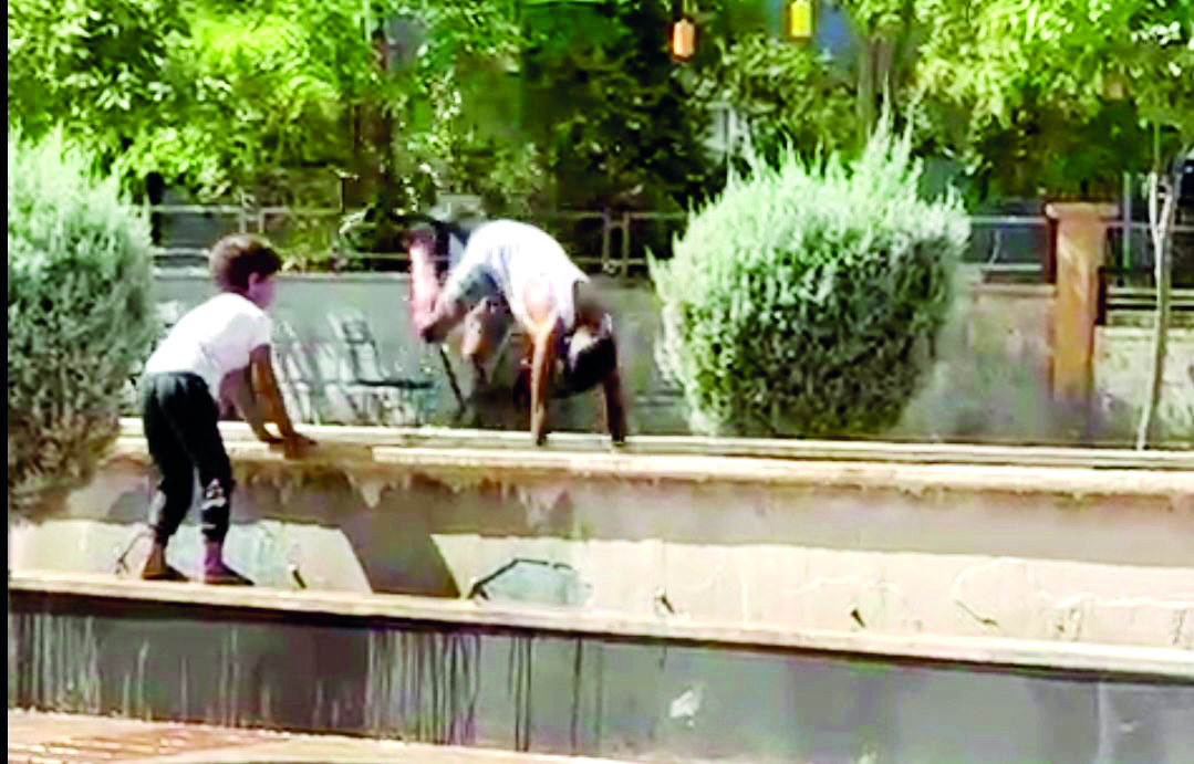 Malatya’da çocukların kanal keyfi