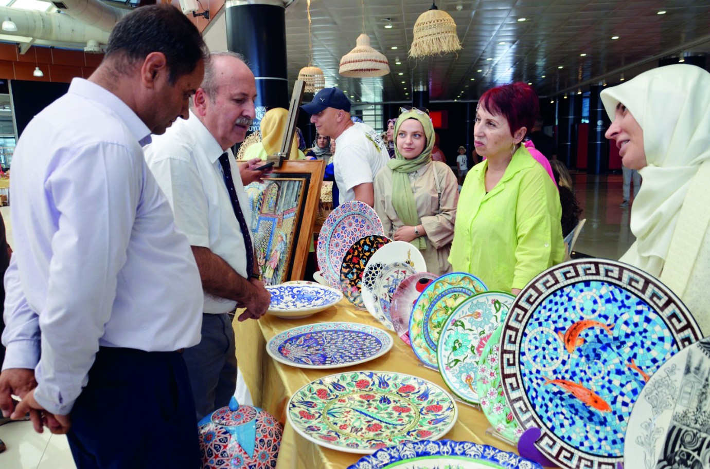 Sanatın İzinde el sanatları sergisi açıldı