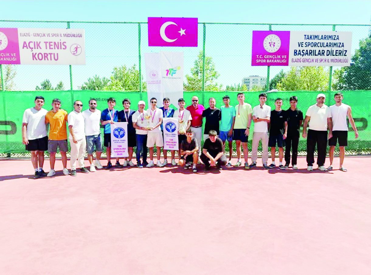 Elazığ’da tenis heyecanı tamamlandı