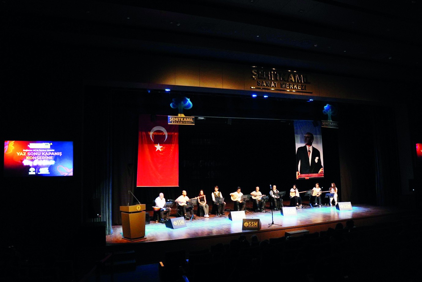 Şehitkamil yaz sanat akademisi konserle sona erdi