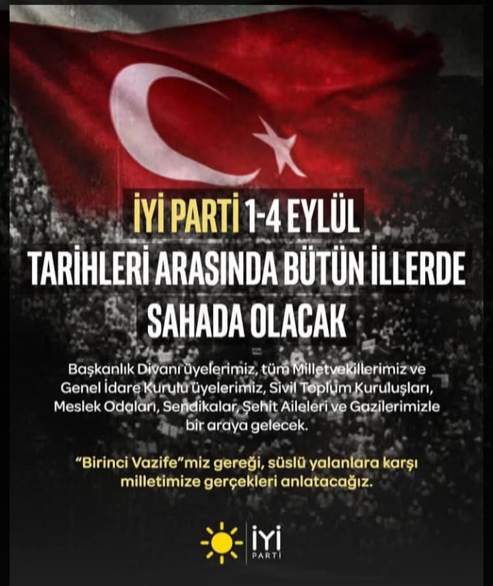 İYİ Parti saha çalışmalarına başlıyor