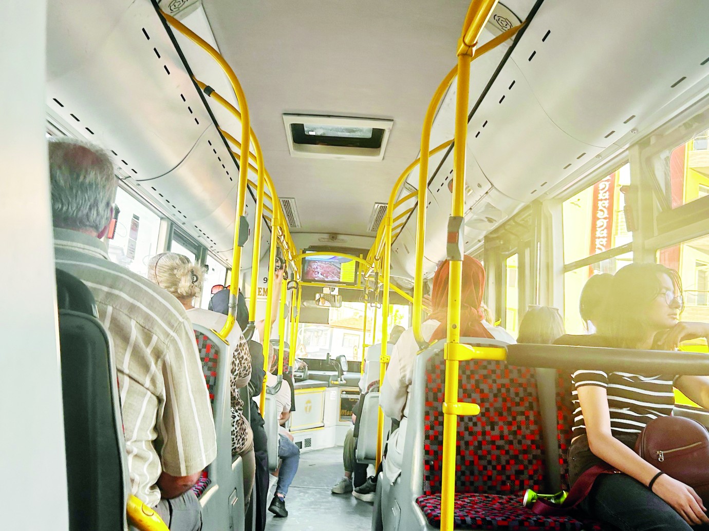 Malatya’da kan ter içinde yolculuk