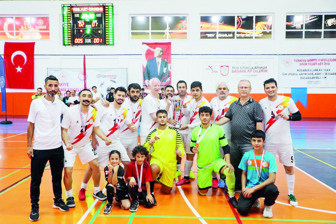 Malatya Yeşilyurt Görme Engelliler Futsal Takımı 1. Lig’e yükseldi