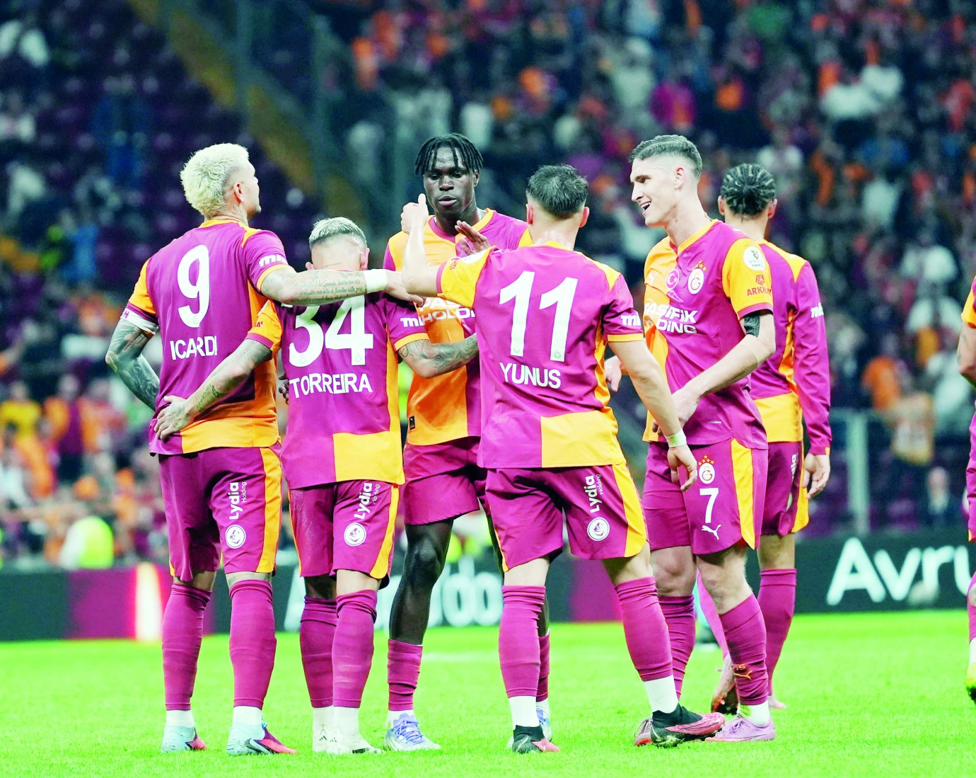 Galatasaray, Süper Lig'de 6 maçta 18 gol attı