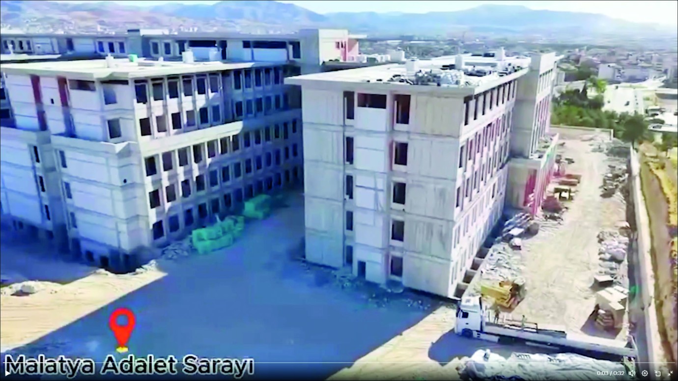 Malatya Adalet Binası yüzde 61 oranında tamamlandı 