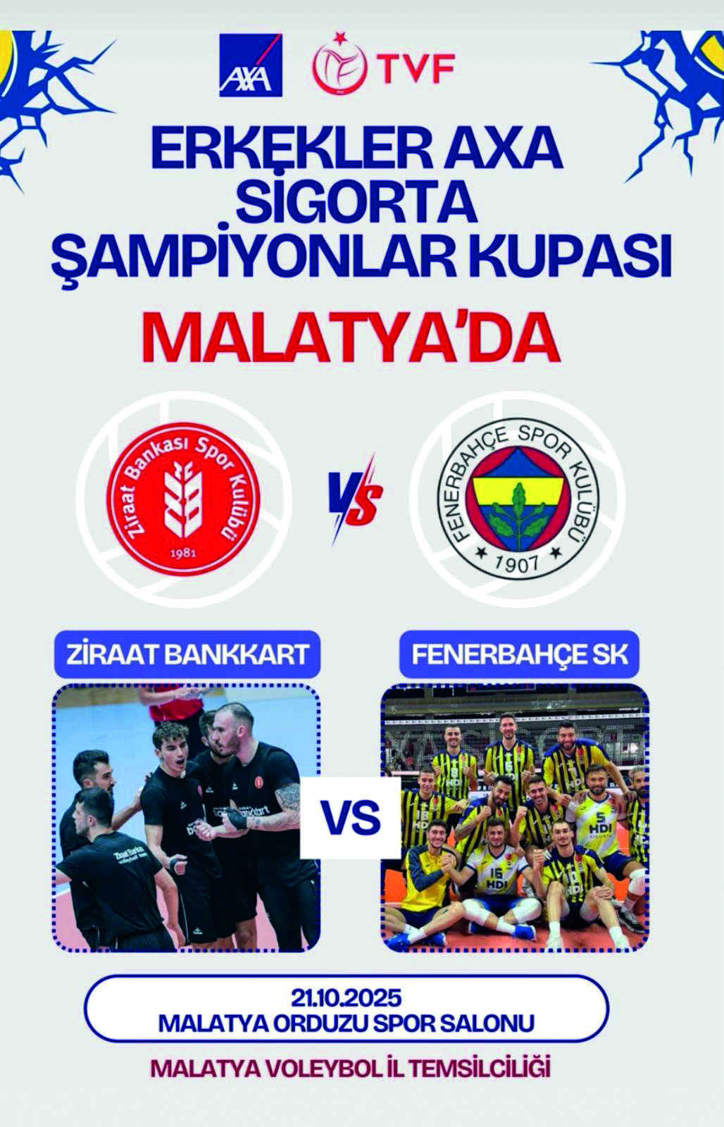 Şampiyonlar Kupası heyecanı Malatya’da yaşanacak
