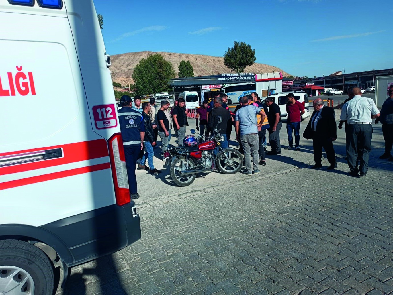 Darende’de trafik kazası: 1 yaralı
