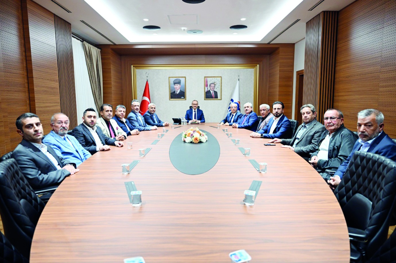 TSO heyeti Vali Seddar Yavuz ile bir araya geldi