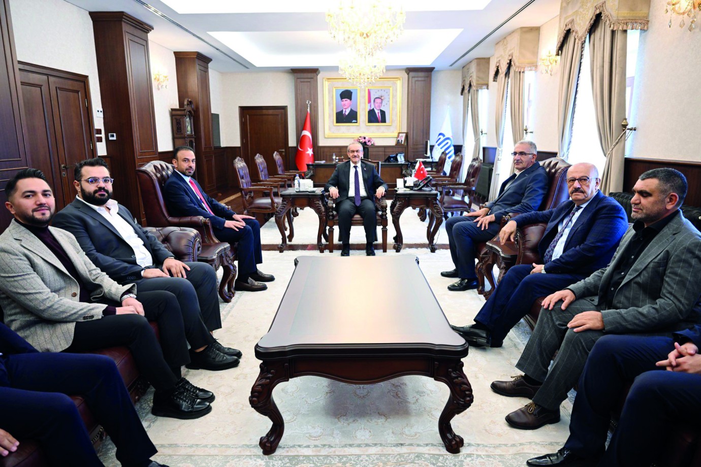 Vali Yavuz, MÜSİAD Malatya heyetiyle görüştü