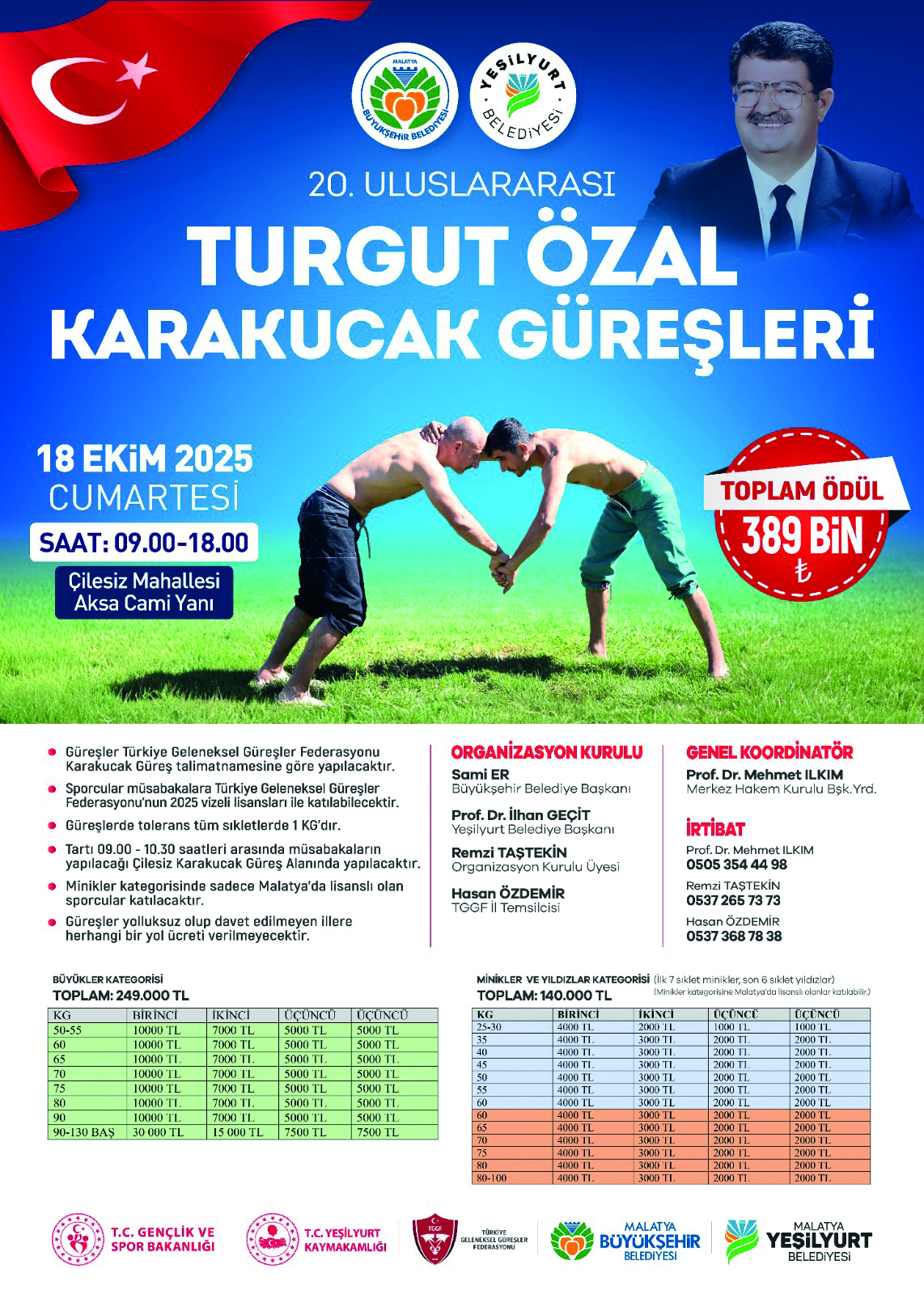Karakucak Güreşleri için hazırlıklar tamamlandı