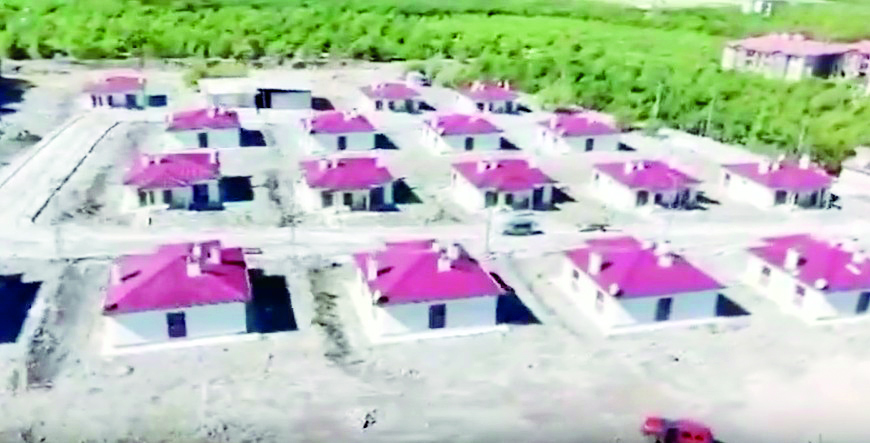 Yeni hayatın anahtarları teslim edildi