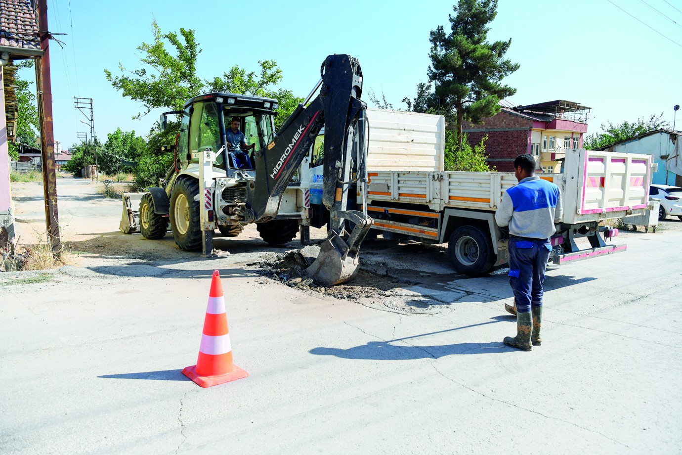 580 kilometrelik hatta fiziki kayıp-kaçak taraması yapıldı