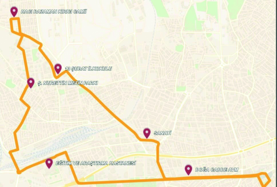 5A/5B otobüs hatları birleştirildi 