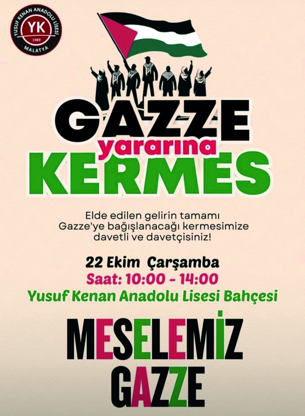 Tecde Mahallesi’nde Gazze’ye yardım kermesi düzenlenecek