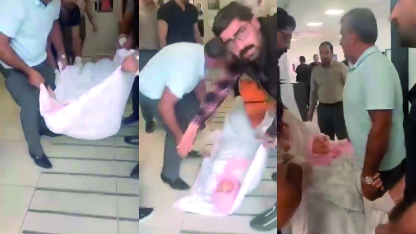 Ambulans talebi reddedildi; eşini battaniyeye sarıp taşıdı